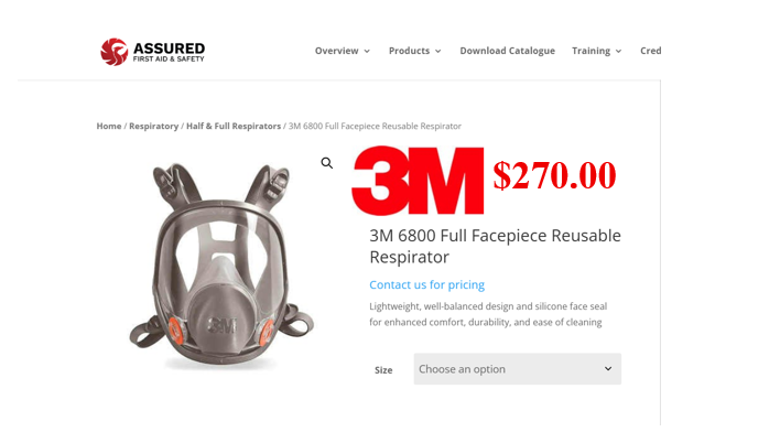 Buying a Fake Respirator Online | 2 Huge Problems 1 Real respirator that can be fit tested